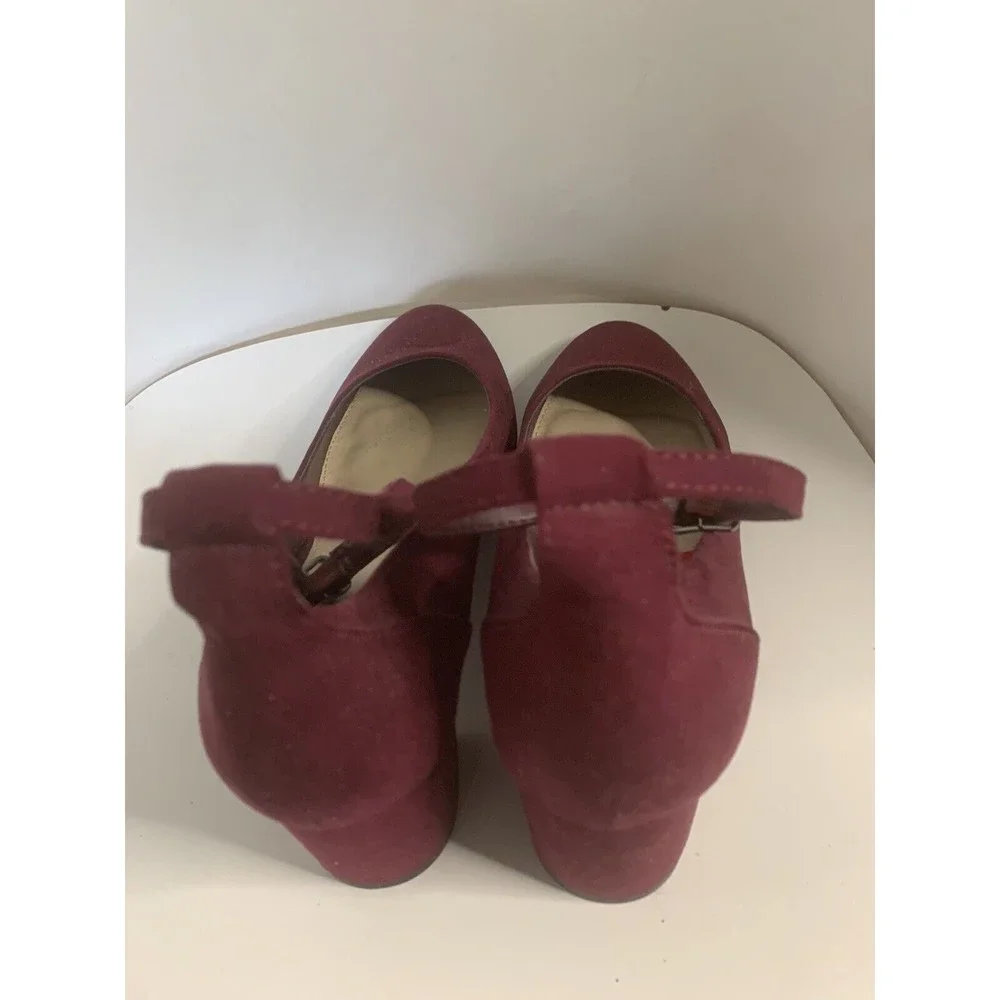 BAR III Women's Strappy Red Wine Shoes Size 7 (1359)